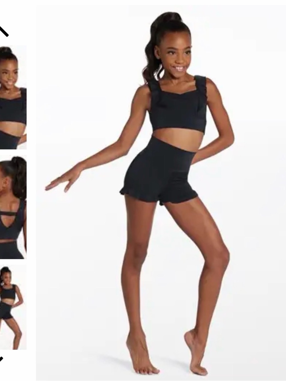 Balera Ruffle matching dance set - Picture 1 of 5